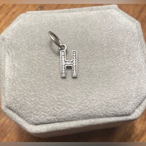 Pandora Sterling Silver Initial 'H' Charm